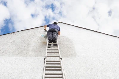 Peinture extérieure au Fidelaire — façades et ravalement